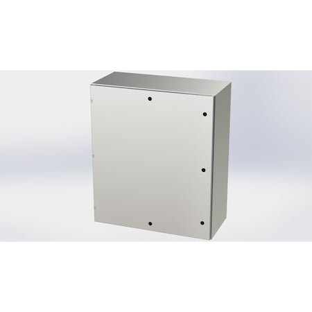 Saginaw Control & Engineering 1/4 Turn Latch Electrical Enclosures, 42 in H, 16 in D, 36 in W, NEMA 3R, 4, 4X, 12, 13 SCE-42EL3616SSLP